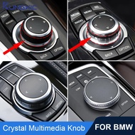 iDrive Crystal Multimedia Button Cover For BMW E90 E92 E70 E71 E60 F15 F20 F30 F32 F10 X1 Car Multim