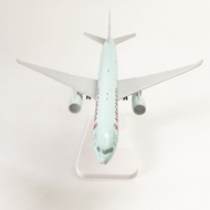 20CM aircraft model alloy belt wheel ornaments Air Canada model Boeing 777