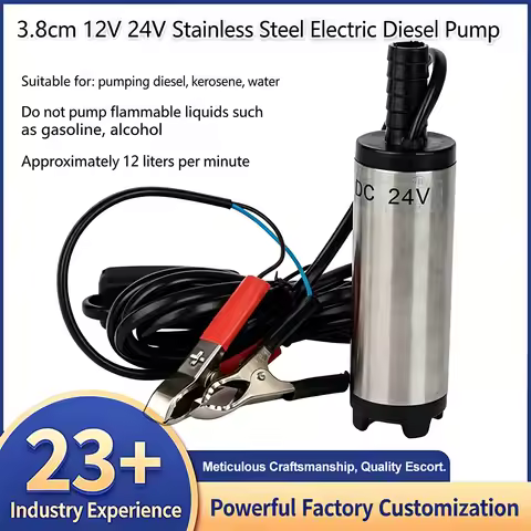 Electric pump Diesel pump 12V DC small submersible pump 24V oil pump small pump water pump