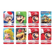 [🇺🇸USA] Nintendo Switch eShop Prepaid Card Credit 5-100USD/Individual Member (⚡Fast )