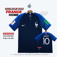 ASPORT FRANCE HOME JERSEY 2018 RETRO FRANCE HOME 2018