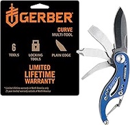 Gerber 31-000116 6 Functions Curve Knife, Blue