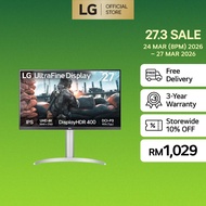 27” UltraFine™ UHD 4K IPS monitor |  DCI-P3 90%, DisplayHDR™ 400