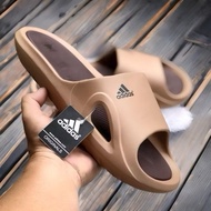 ADIIIDASSS ADICANE WHITE GREY SLIDE SANDALS MEN'S-WOMEN'S SLIP-ON SANDALS ADIDAS SANDALS