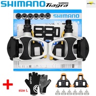 Shimano bàn đạp PD R540 xe đạp đường tự khóa rộng nền tảng mang 4700 SPD SL Bạc R540 bàn đạp cho xe