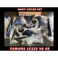 Cover Set & Sticker Yamaha LC135 V6 SE 100% Original HLY Coverset & Stripe LC 135 V6