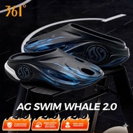 361 Degrees AG Swim Whale 2.0 Men's Lightweight Anti-Slip Quick-Dry Water Shoes Beach Slides for Poo