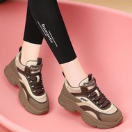 Thick-Soled Daddy Shoes Women 2025 Spring All-Match Showing Feet Small Women Sports Casual Shoes AY2