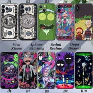 Rick-Morty Silicone Soft Cover Camera Protection Phone Case Apple iPhone 6 6S 7 8 SE PLUS X XS