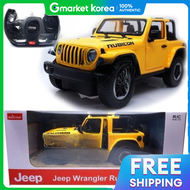 Rastar | รถ RC ขนาด 1:14 รุ่น Jeep Wrangler Rubicon สีเหลือง ไฟหน้า LED ควบคุมด้วยรีโมท – รถของเล่นบ