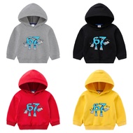 Haoyuan Los Bros from Steal a Brainrot 67 Children's Hoodie Kids Simple Casual Cartoon Boys and Girl