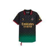 PUMA x AC MILAN X OFF WHITE AC Milan Soccer Jersey Mens Black/Energy Green 783000-01