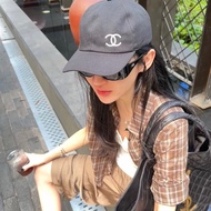 Chanel 刺繡C mark 經典黑色棒球帽 鴨舌帽