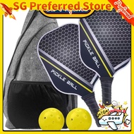 [SG PICKLEBALL][SG stock Fast Shipping]Pickleball Paddles Set with Pickleball Rackets, Pickle Ball P
