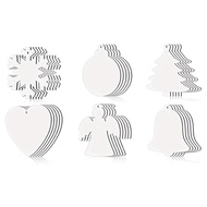 30 Pieces Sublimation Ornament Blank Sublimation Double Sided Blanks Christmas Ornament Blank Sublim