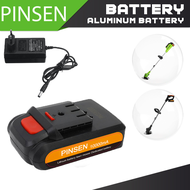 PINSEN เเบตเตอรี่สำรองเครื่องตัดหญ้า แบตเตอรี่ความจุสูง เเบตเตอรี่สำรองสว่านไฟฟ้า 10000mAh 40000mAh