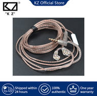 KZ original cable zs3 zst zsn zsn pro x zsx zs10 pro with or without microphone 3.5mm plug 0.75mm pin
