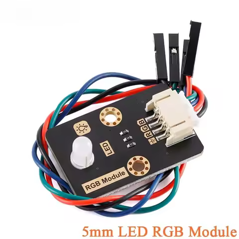 10Pcs RGB 5MM Fog Mist Colorful Lamp Full Color LED Module PH2.0-4pin Interface 3.3V-5V