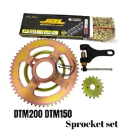 DTM150 DTM200 DMXR SPROCKET KIT SET 428H-132L(56T,15T)+FREE CHAIN CARTER