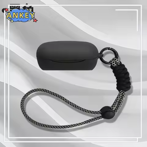 Case for SONY WF-XB700 Protective Silicone Covers Nylon Lanyard XB700 WFXB700 Bluetooth Earphone She