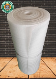 EPE FOAMสีขาว หนา3mm กว้าง100cm ยาว1-40m โฟมกันกระแทกสีขาวนวล โฟมสำหรับกันกระแทกห่อสินค้า