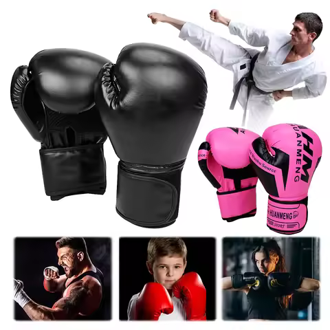 Boxing Gloves Boxing Training Gloves Hook and Loop Closure Punching Bag Gloves Breathable Training S