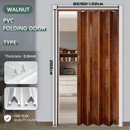 Accordion door Indoor folding door PVC household sliding door Track door Folding door PVC door Bathr