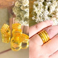 REPLIKA 24krt Crum Gold Plated Wrap Ring 8 grams Premium Gold Replica Women's Ring