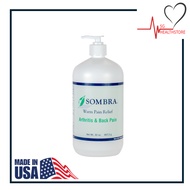 Sombra Warm Therapy Pain Relieving Gel, Warm Therapy, 32 oz, Quick Absorption, Pain Relief, Zero Alc