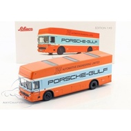 12.12 Schuco 43 1968 Mercedes Benz O 317 Bus Renntransporter