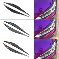 Carbon Fiber Headlights Eyebrows Eyelids for BMW F30 320i 325i 316i Front Headlamp Eyebrows 3 series
