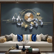 [READY STOCK] A2345 MODERN WALL DECO CLOCK 3D IRON METAL HOLLOW JAM DINDING BESI