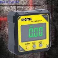 BACK2LIFEM Laser Angle Ruler, Rechargeable 4 Sides Magnet Digital Protractor, Portable Magnet Tilt D