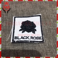 MAWAR Black Rose Bet Embroidered Black Rose Scout Troop Sign Black Rose Scout Troop Badge - Harapan 
