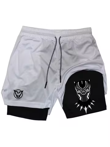 2026 Summer Sports Shorts 2-in-1 Gym Running Shorts Slow Running Casual Sportswear Fitness Double La