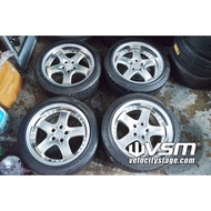 Sport Rim Kampter Stich Wheel 18 Inci Inch JAPAN 18 x 8.5jj & 9.5jj , 5hole x 114.3
