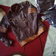 Latest wolverine xman iron man semi-leather jacket
