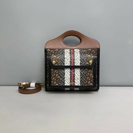 Burberry Pocket小號tb印花口袋包