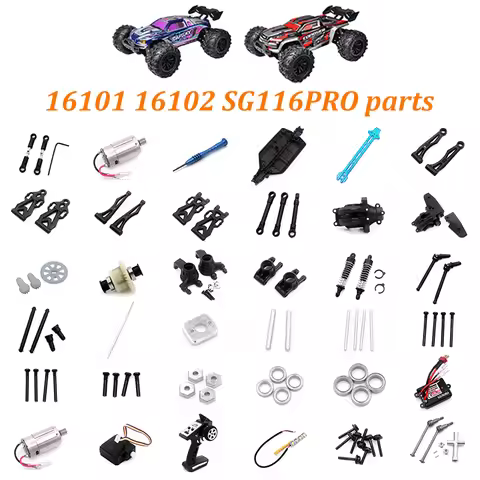 SCY 16101 16102 SG116PRO High-speed 50KM/H RC Original Parts Vehicle, Screw Rocker Arm, Steering Tie
