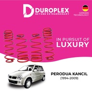 DUROPLEX Full Set Heavy Duty Lowered Sport Spring Perodua Kancil (1994-2009) (4PCS)