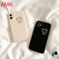 AMK Casing Xiaomi Poco X6 C65 X5 M5 F5 C40 F3 M3 M4 F4 X4 X3 NFC M5S Mi 13T 11T 10T 12T PRO GT 5G Redmi 13C 10C Clear design bear head shockproof phone case GNCMF