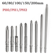 *DELA* 60-200mm PH0 PH1 PH2 802 Electric Cross Screwdriver Bit Magnetic ImpactDriver