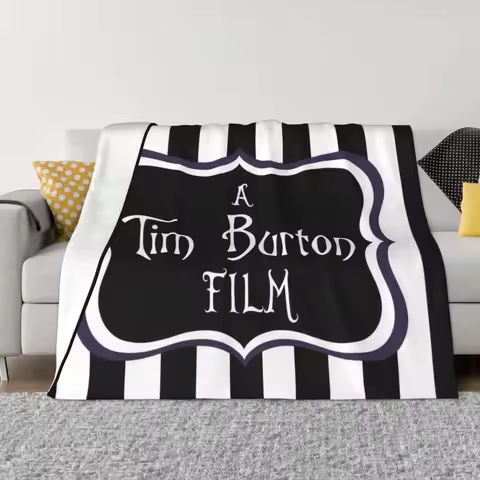 A Tim Burton Film Throw Blanket Heavy Luxury Thicken Blankets