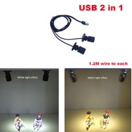 2 in1 Led Cabinet Mini SpotLight USB 5V Downlight for Model Display Counter Cabinet Garage Kit Exhib