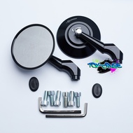 🔥พร้อมส่ง🔥 กระจก Rizoma RZM ทรงกลม ขาย่อ งานCNC ดีไซน์สปอร์ต ใส่ได้ทุกรุ่น