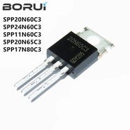 10PCS SPP20N60C3 20N60C3 TO-220 SPP20N60 SPP17N80C3 17N80C3 SPP24N60C3 24N60C3 SPP11N60C3 SPP11N60 1