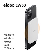 Power Bank Orsen Eloop EW50 Magnetic 4200mAh แบตสำรองไร้สาย พาวเวอร์แบงค์ Wireless Charger รับประกัน