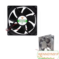 WENNEYN91P Welding|Cooling Fan, Ventilation Exhaust Server Fan, Durable High Air Volume 9CM 24V 0.30