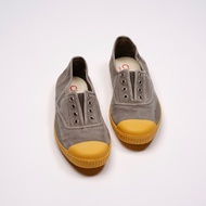 CIENTA Spanish Canvas Shoes J70777 170 Light Gray Yellow Sole Washed Old Fabric Adult