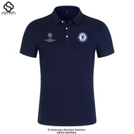 retro jersey manchester united jersey 24/25 British Super Championship Chelsea polo Shirt Lapel T-Sh